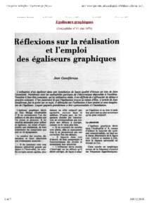 Le magazine audiophile -Egaliseurs graphiques  http://www.pure-hifi.info/audiophile-l/biblioteca/RevueAud..