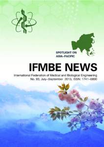 IFMBE News  International Federation of Medical and Biological Engineering CONTENT IFMBE News