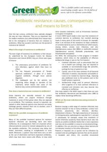  This is a faithful synthesis and summary of several leading scientific reports. For the full list of sources, refer to the references section below.    Antibiotic resistance: causes, consequences