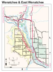 Washington / Street grid / East Wenatchee /  Washington / Wenatchee – East Wenatchee metropolitan area / Wenatchee /  Washington