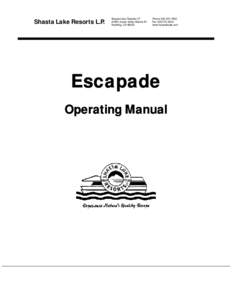 Microsoft Word - Escapade Manual.doc