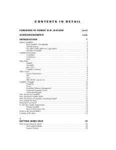 AFBSD_03.book Page ix Friday, October 19, [removed]:25 AM  CONTENTS IN DETAIL F O R E W O R D B Y R O B E R T N. M . W AT SO N A CK N O W LE D G M E N T S I NT R O D U C T I O N