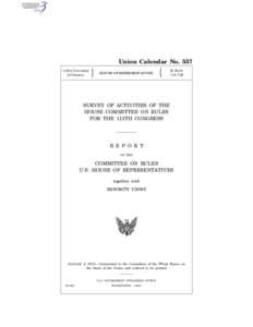 1  Union Calendar No. 557 113TH CONGRESS 