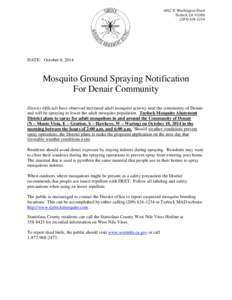 Turlock & Eastside Mosquito Abatement Districts