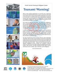 Oceanography / Pacific Tsunami Warning Center / Hydrographic and Oceanographic Service of the Chilean Navy / Teletsunami / NOAA Center for Tsunami Research / Physical oceanography / Tsunami / Warning systems