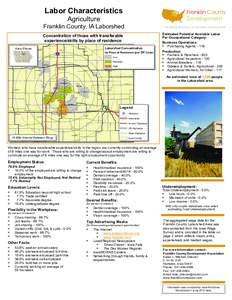 Labor Characteristics  Franklin County Development  Agriculture