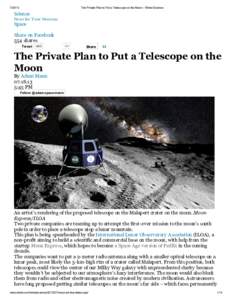 The Private Plan to Put a Telescope on the Moon - Wired Science Science News for Y our Neurons