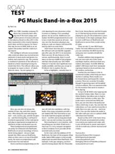 ROAD TEST PG Music Band-in-a-Box 2015 By Paul Lau  S