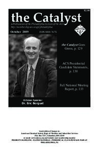 the Catalyst  $2.00 A Publication of the Philadelphia Section of the ACS http://membership.acs.org/p/philadelphia