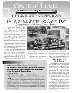 Delaware and Raritan Canal / Historic district contributing properties / Erie Canal / Port Mercer Canal House / New Jersey / Waterloo Village / Morris Canal