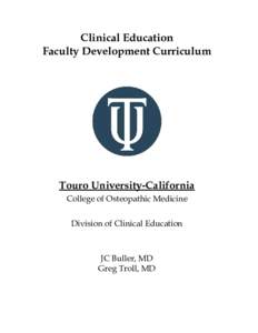 Microsoft Word - Faculty Development Curriculum[removed]docx