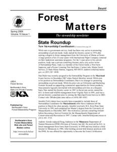 Forest Stewardship Newsletter