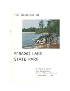 Sebago Lake / Glacial erratic / Pegmatite / Glacier / Portland – South Portland – Biddeford metropolitan area / Maine / Songo River / Sebago Lake State Park
