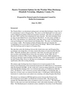 Aquatic ecology / Environmental engineering / Stormwater management / Constructed wetland / Wetlands / Passive treatment system / Water pollution