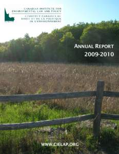 ANNUAL REPORT[removed]WWW.CIELAP.ORG  MESSAGE