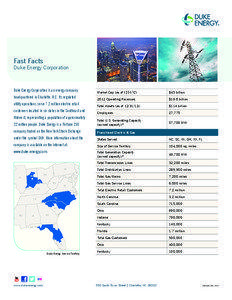 Fast Facts  Duke Energy Corporation