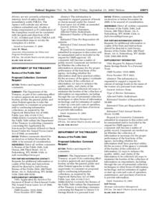 Federal Register / Vol. 74, No[removed]Friday, September 25, [removed]Notices drivers, are not currently achieving the statutory level of safety should immediately notify FMCSA. The Agency will evaluate any adverse evidence