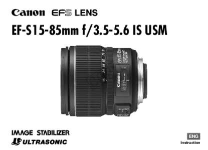 EF-S15-85mm f[removed]IS USM  C Y P