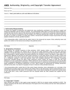 Microsoft Word - ASCE Authorship originality and CTA form 2014.doc