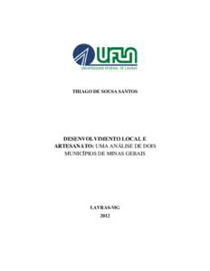 THIAGO DE SOUSA SANTOS  DESENVOLVIMENTO LOCAL E