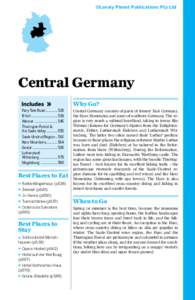 ©Lonely Planet Publications Pty Ltd  Central Germany Fairy-Tale Road Erfurt.............................539 Weimar..........................545