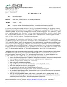 Office of Vermont Health Access, Health Care Reform 312 Hurricane Lane Suite 201 Williston, VT[removed]www.ovha.vermont.gov [phone[removed]