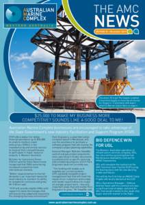 EDITION 15 – December[removed]One down, 55 to go! The Saipem Leighton Consortium begins to move the structures for Gorgon’s 1.2 kilometre LNG export wharf to Barrow Island. More on page 6.