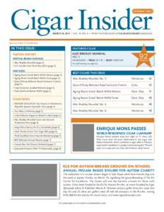 Cigar Insider internet only MARCH 18, 2014  n