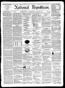 National Republican (Washington, D.C. : Daily). (Washington, DC[removed]p ].