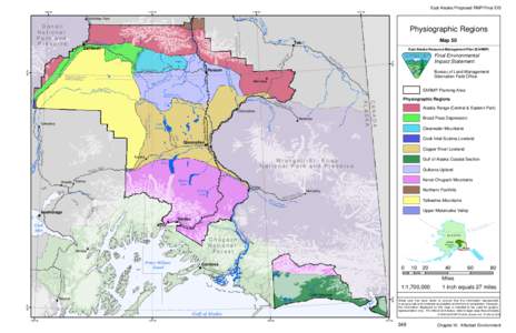 East Alaska Proposed RMP/Final EIS 150°W 147°W  144°W