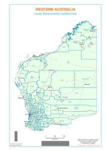 WESTERN AUSTRALIA  Local Government Authorities Wyndham-East Kimberley