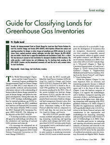 forest ecology  Guide for Classifying Lands for