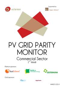 Supported by:  PV GRID PARITY MONITOR Commercial Sector