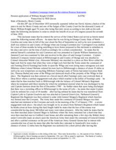 Battle of Guilford Court House / Alexander Mebane / Battle of Cowpens / Nathanael Greene / Hillsborough /  North Carolina / Charles Cornwallis /  1st Marquess Cornwallis / Military personnel / United States / William Washington
