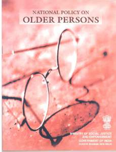 NATIONAL POLICY ON OLDER PERSONS