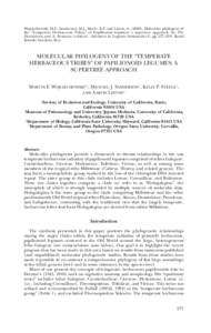 Supertree / Clade / Phylogenetics / Computational phylogenetics / Maximum parsimony