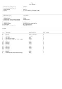 Page 1 Variety Description 1. Reference number reporting authority SLA02959