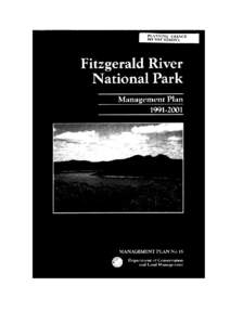 FITZGERALD RIVER NATIONAL PARK MANAGEMENT PLAN[removed]Project Team