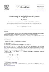 Irreducibility of A-hypergeometric systems