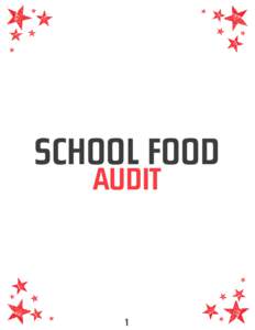 SCHOOL FOOD AUDIT 1  SCHOOL FOOD