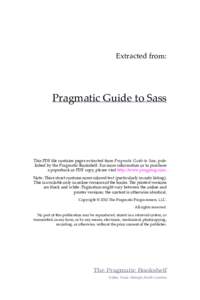 Sass / Web design / Cascading Style Sheets / Markup languages / Style sheet / HTML / Span and div / LESS / Computing / Software / Ruby programming language