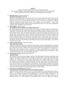 Microsoft Word - Q2C_abstracts[removed]doc