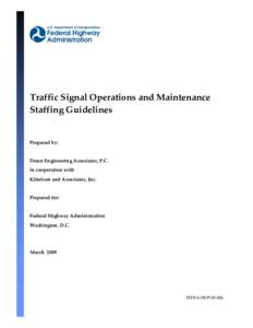 Microsoft Word - Traffic Signal Operations and Maintenance Staffing Guidelines.doc