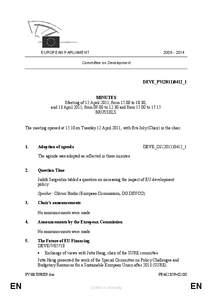 European Union / Michèle Striffler / Michael Cashman / Politics of Europe / International relations / Political philosophy / European External Action Service / European Parliament / Committee on Development