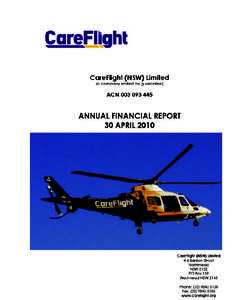 NRMA / Westmead Hospital / Insurance Australia Group / Aviation / CareFlight International Air Ambulance / Pel-Air