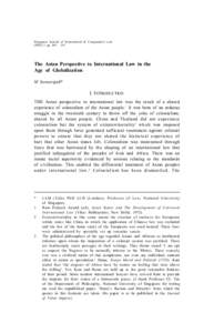 Singapore Journal of International & Comparative Law 284 Singapore