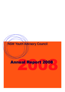 2008  NSW Youth Advisory Council Annual Report 2008