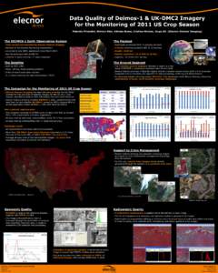 Data Quality of Deimos-1 & UK-DMC2 Imagery for the Monitoring of 2011 US Crop Season