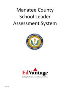 Manatee County School Leader Assessment System Revised: