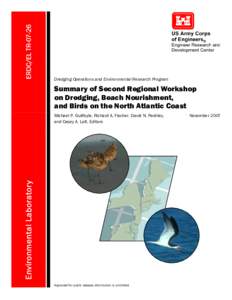 ERDC/EL TR-07-26, Summary of Second Regional Workshop on Dredging, Beach Nourishment, and Birds on the North Atlantic Coast